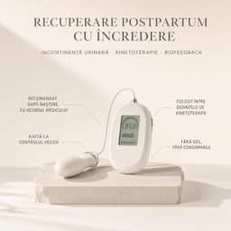 Recuperare postpartum, cu încredere — incontinență urinară, kinetoterapie, biofeedback